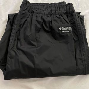 Mens Columbia Rain pants.